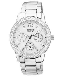 Citizen Watch, Womens Quartz Stainless Steel Bracelet 35mm ED8090 53D