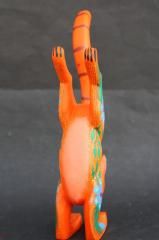 Mexican Cat Animal Figure Sculpture Handpainted Woodcarving ALEBRIJE
