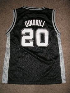 Manu Ginobili 20 Spurs NBA Basketball Jersey Toddler LG