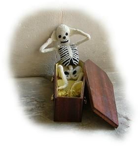 Bonaparte The Skeleton Pattern by Georgina Manvell Halloween