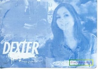 Breygent NYCC Mystery Packs Dexter Season 4 Printing Plate Cyan Card