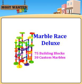 Create your own maze and watch as the marbles race through the track