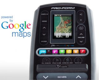 in the World with Google Maps™ iFit Live™ Technology Built In