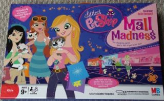 2008 Littlest Pet Shop Mall Madness Electronic Talking Board Game NEW