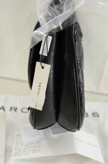 Marc Jacobs Cooper Black Quilted Leather Crossbody Messenger Bag $895
