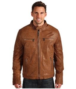 Andrew Marc  Decoy Motorcycle Leather Jacket Size L