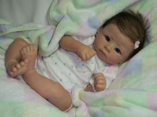 Reborn Baby Girl Mandy Linda Murray Andi Awake Doll