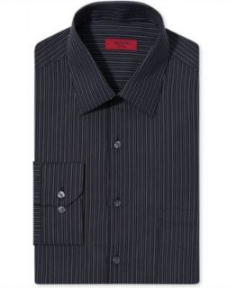 Geoffrey Beene Dress Shirt, Stripe Long Sleeve Shirt