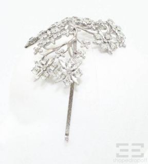 Louis Mariette Swarovski Crystal & Palladium Plate Kirsten Headband