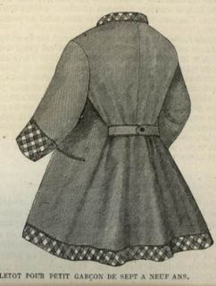 Mode ILLUSTREE Pattern May 1 1864 Child Dress
