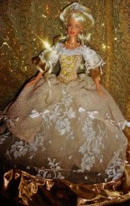 Queen Marie Antoinette of France Golden Version OOAK Barbie Doll