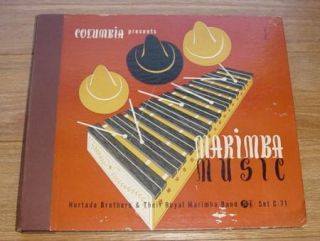 Marimba Music Hurtado Brothers 10 4 LP Vinyl Record Album Columbia