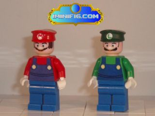 Lego Custom Super Mario and Luigi 037B