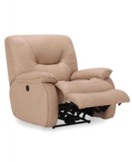 Dante Leather Seating with Vinyl Sides & Back Power Recliner Chair, 41