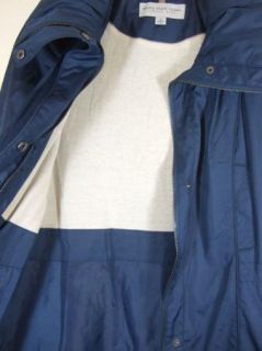 andrew mark new york wind jacket coat womens blue medium nwt new