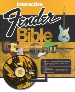 Interactive Fender Bible Book DVD Guitars Amps New 1906002061