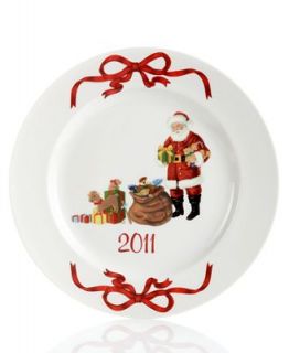 Martha Stewart Collection Dinnerware, Holiday Garden 2011 Santa Plate