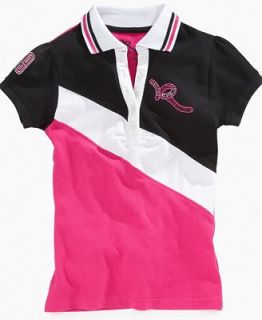 Rocawear Kids Shirt, Girls Colorblock Polo Shirt