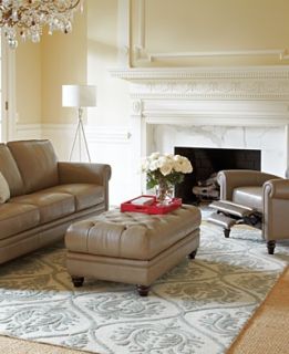 Martha Stewart Leather Living Room Furniture Sets & Pieces, Bradyn