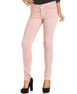 Else Jeans, Skinny Pink Wash Colored Denim