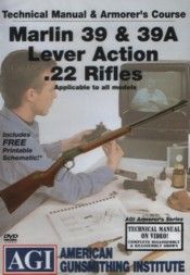AGI Marlin 39 39A Lever Action Rifle Gunsmith Fixit DVD