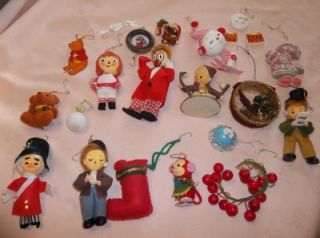 Vintage Christmas Tree Ornaments Decorations Some Marked Japan