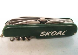 Vtg Skoal Multi Tool Chinese Stainless Pocket Knife