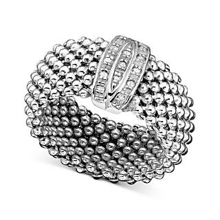 Sterling Silver Jewelry Collection, Diamond Mesh Jewelry Ensemble