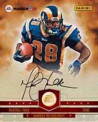 Madden NFL 12 Hall of Fame Edition Game w Marshall Faulk Signed Card