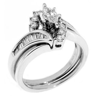 Carat Marquise Diamond Engagement Rings Bridal Set