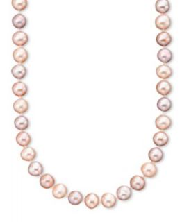 Belle de Mer Pearl Necklace, 14k Gold Pink Cultured Freshwater Pearl