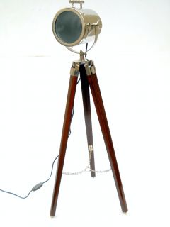 Brown Tripod Theater Royal Floor Lamp Home and Office Furnishing