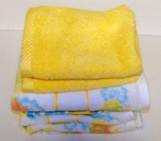 Martha Stewart Washcloth and 2 Hand Towel Set Ralph Lauren Geranium