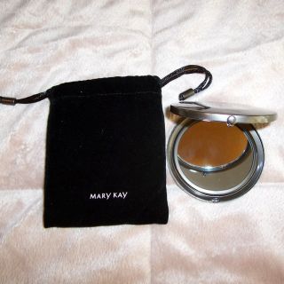 Mary Kay Black Velvet Clutch Purse w Compact Mirror New Hostess Gift