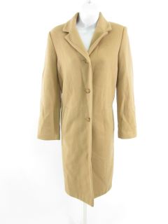 Percy for Marvin Richards Tan Wool Long Coat Sz 8