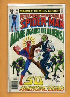 John Romita Jr Peter Parker Spider Man 50 Hand Signed Autograph Comic