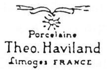 Antique Relish Plate Theodore Haviland Limoges France Schleiger 1014 5