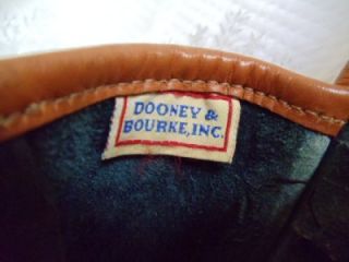 Dooney Bourke Purse Vintage Messenger Style Dark Navy Great Condition