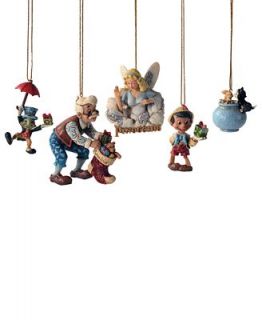 Jim Shore Christmas Ornaments, Set of 5 Pinocchio