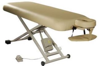 Spa Luxe Electric Massage Table Includes Headrest and Arm Shelf