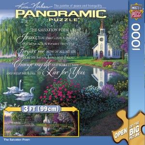 Masterpieces The Salvation Poem Inspirational Panoramic Jigsaw Puzzle