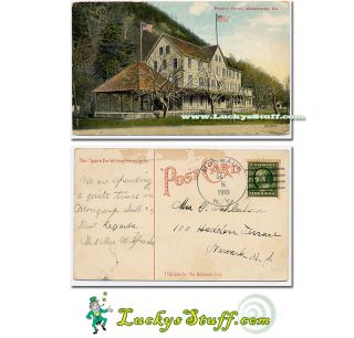 Pocono Farm Matamoras PA 1910 Postcard Pennsylvania