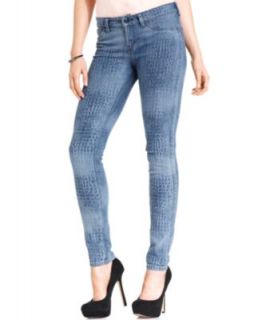 GUESS Jeans, Brittney Skinny Dot Print Jeggings   Womens Jeans   