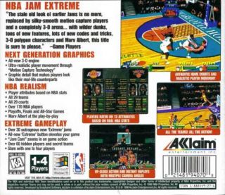 NBA Jam Extreme PC CD Jammin Blockin Basketball Game