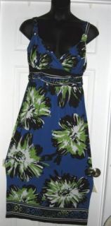 New Sexy Designer Olivia Matthews Empire Maxi Summer Dress Size 14 14W
