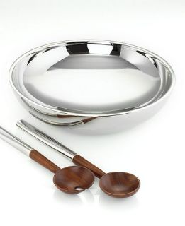 Hotel Collection Serveware, Stainless Salad Bowl Set  