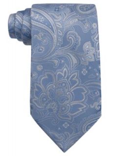 Geoffrey Beene Big and Tall Tie, Charcoal Paisley   Mens Ties