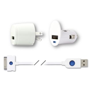 Qmadix Apple USB USB Tri Pack Charging Kit