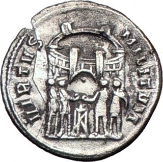 Maximian Tetrachy Silver Argenteus 294AD RARE Ancient Roman Coin
