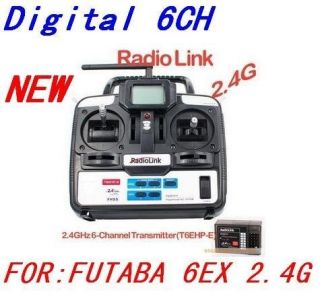 F00541, T6EHP E 2.4G 6Ch Transmitter and Receiver For FUTABA 6EX
